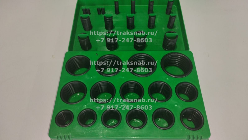 Кольцо-набор №1 (30/382) резиновый зелен — 1